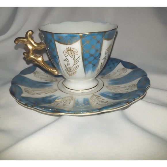 Asami Vintage Demitasse China Cup & Saucer - Picture 1 of 16